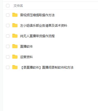 左小姐-直播带货俱乐部十三行、无人直播,全套教程附:工具、文档、话术资料-副业金库