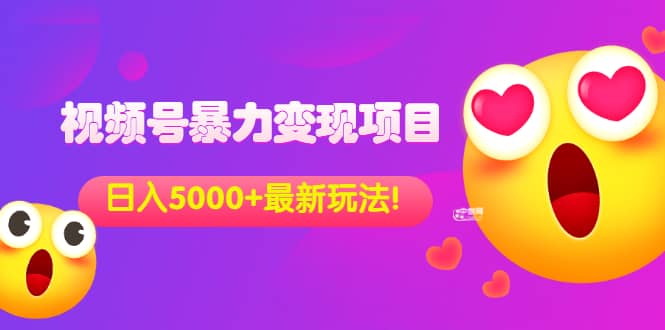 外面收费699的视频号暴力变现项目,日入5000 ,简单易操作当天见效果-副业金库