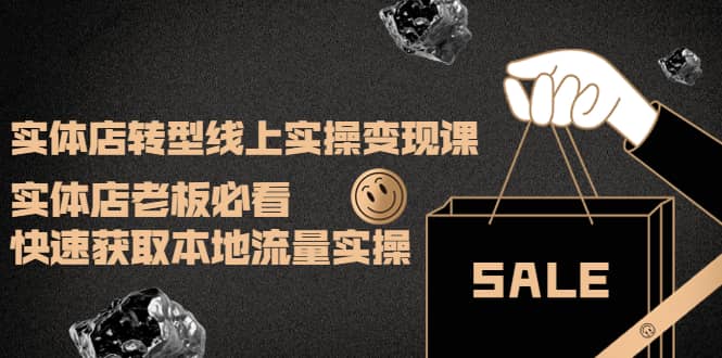 实体店转型线上实操变现课：实体店老板必看，快速获取本地流量实操-副业金库