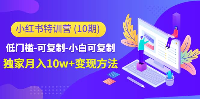 小红书特训营（第10期）低门槛-可复制-小白可复制-副业金库