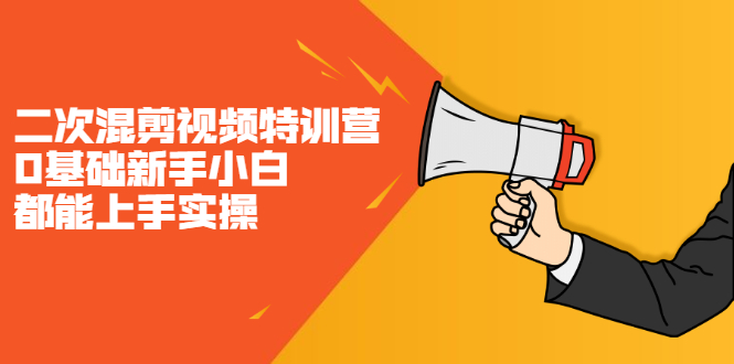 二次混剪视频特训营，0基础新手小白都能上手实操，两天开干-副业金库