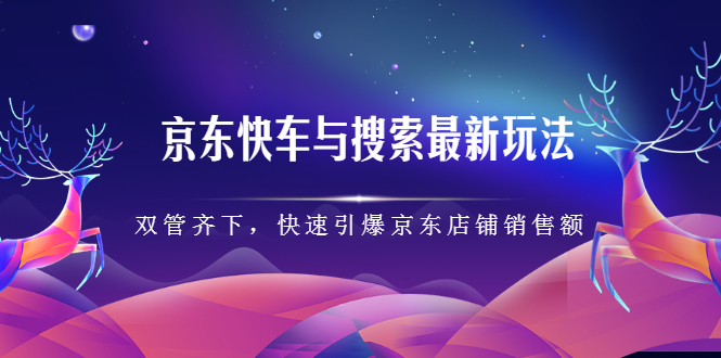 京东快车与搜索最新玩法,四个维度抢占红利,引爆京东平台-副业金库