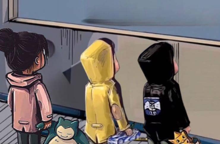 橱窗看车男孩汽车头像制作项目-副业金库