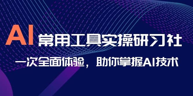 AI-常用工具实操研习社,一次全面体验,助你掌握AI技术-副业金库