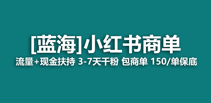 【蓝海项目】小红书商单项目，7天就能接广告变现，稳定一天500 保姆级玩法-副业金库