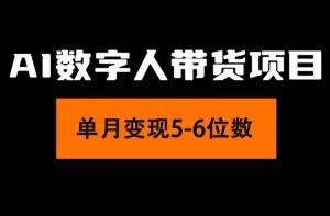 2024年Ai数字人带货,小白就可以轻松上手,真正实现月入过万的项目-副业金库