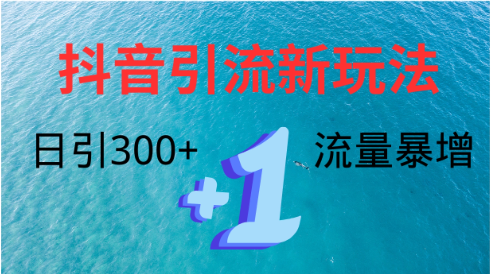 创业粉高效引流，抖音工具号玩法4.0，日引300+-副业金库