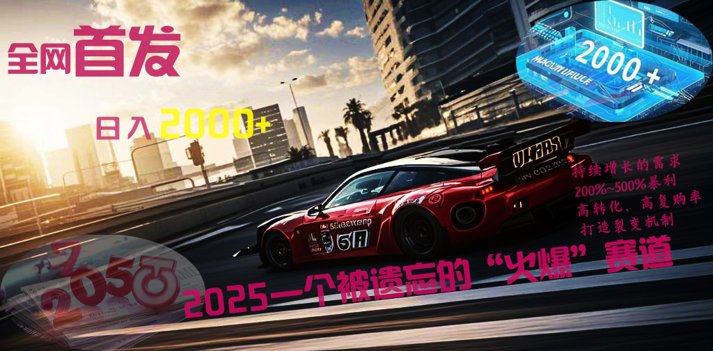 全网首发:2025一个被遗忘的“火爆”赛道轻松日入2000+-副业金库