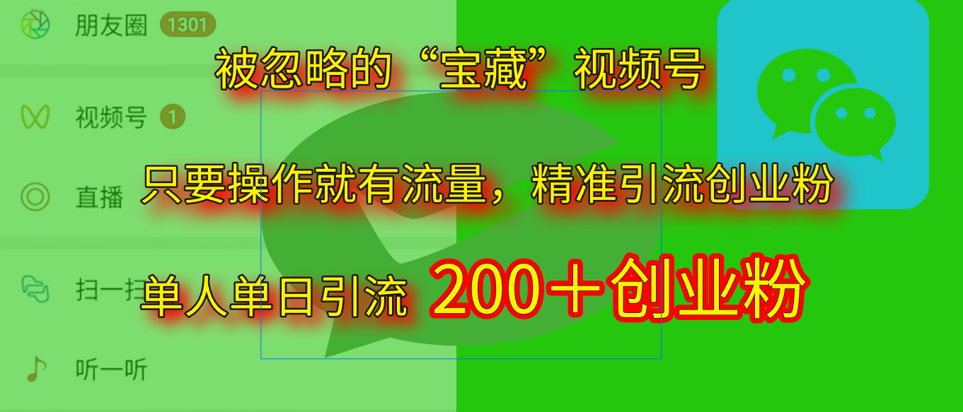 2025.5月最新被忽略的“宝藏”视频号,精准日引流200+-副业金库