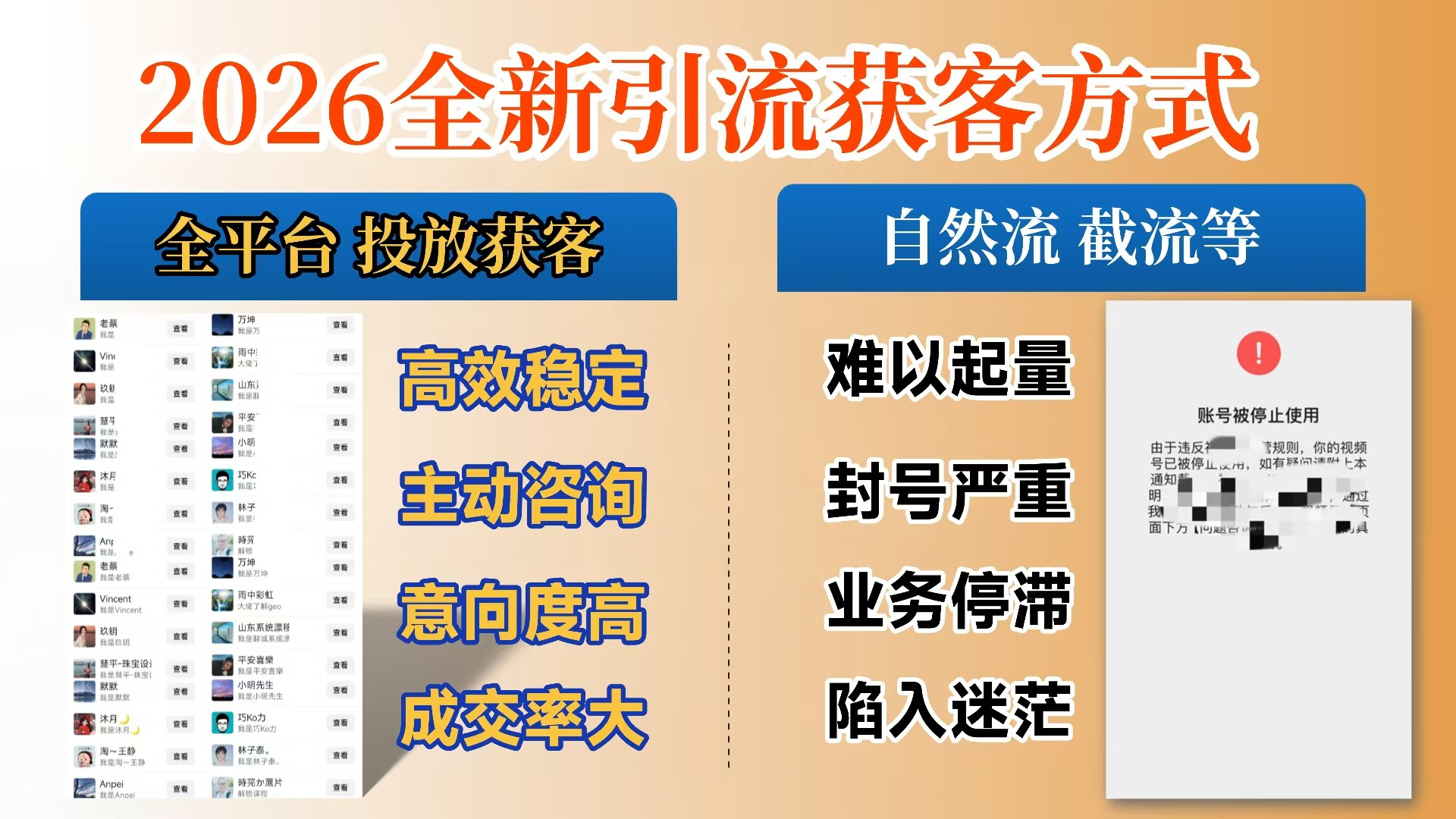 【首发】打破获客壁垒,如何利用投放实现财富自由与事业升级-副业金库